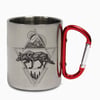 Wild Wolf Carabiner Steel Mug