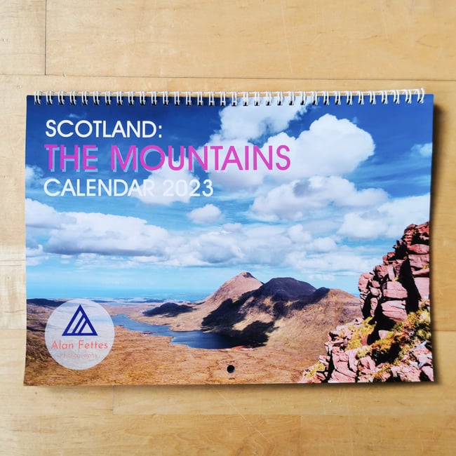 A3 Calendar 2023 - 'The Mountains'