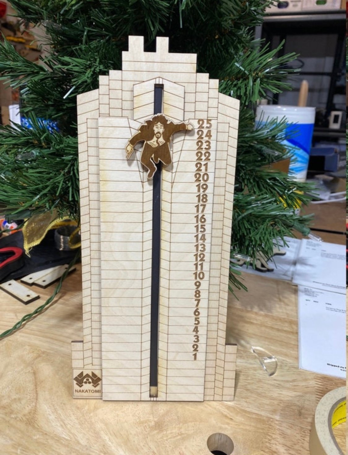 Die Hard Advent Calendar Hans Gruber Falling Off Of Nakatomi Plaza Die Hard Advent Calendar Hans Gruber Falling Off Of Nakatomi Plaza