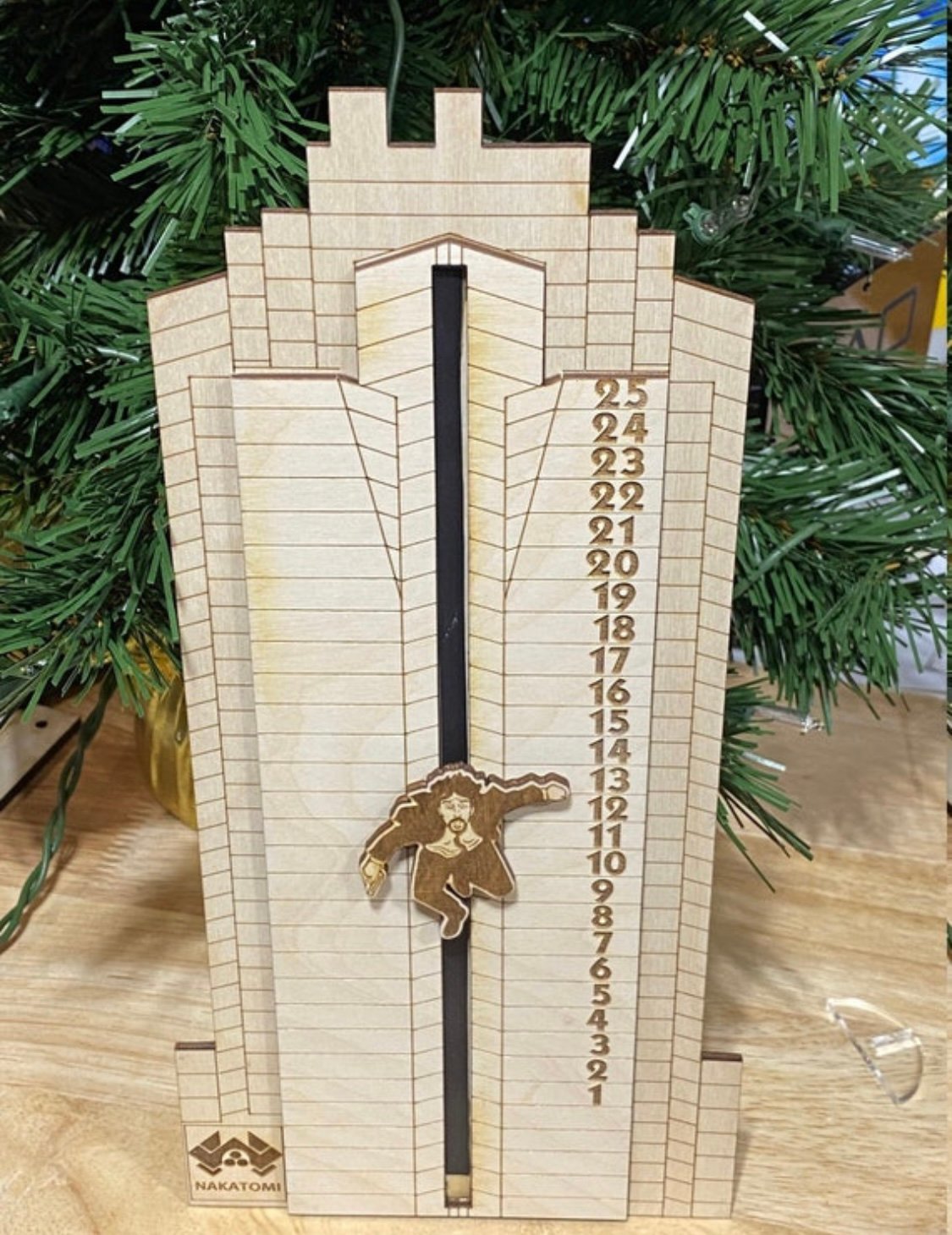 Die Hard Advent Calendar - Hans Gruber Falling off of Nakatomi Plaza | Leatherhead Laser Works die-hard-advent-calendar-hans-gruber-falling-off-of-nakatomi-plaza-leatherhead-laser-works