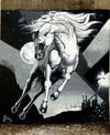 White Horse 8” by 10” print