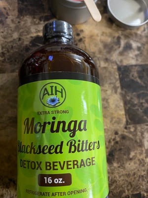 Image of Moringa Blackseed Bitters Detox Beverage 