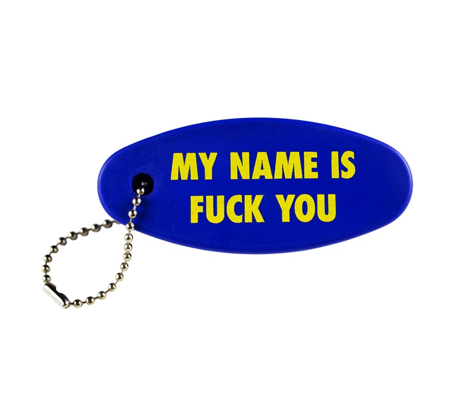 Image of My Name Floating Keychain