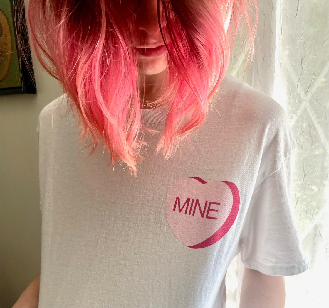 Image of Candy Heart MINE T-shirt