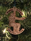 Die Hard John McClane Swinging From a Fire Hose Nakatomi Plaza Ornament