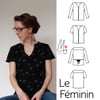 Patron PDF Chemisier Le Féminin