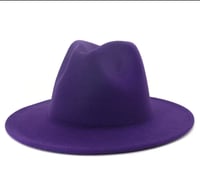 SOLID PURPLE FEDORA