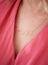 Image 3 of Collier KIZA Five Or/Argent