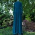 Teal Limited Edition Silk Velvet Beverly Dressing Gown Image 4