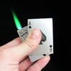 deck of cards lighter (green flame!)