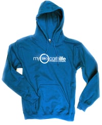 MZCL Logo - Hooded Sweatshirt in Antique Sapphire