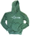 MZCL Logo - Hooded Sweatshirt in Heathered Sport Dark Green