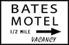 Bates Motel "Vacancy" Sign