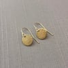 Tiny 14k Gold Lace Earrings