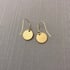 Tiny 14k Gold Lace Earrings Image 3