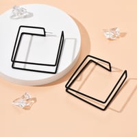 Image 2 of   Square Earrings