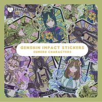 Image 1 of Genshin Impact Omamori Stickers Set of 5 - Sumeru