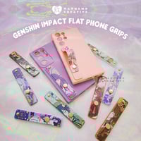 Image 1 of Genshin Impact Flat Phone Grips - Universal phone grip