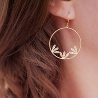 Image 1 of Grandes Boucles d'Oreilles KALÉA RING