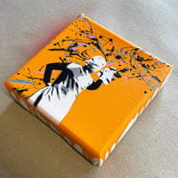 Image 2 of "Drip Remover" 1/1 Mini Canvas (orange)