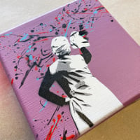 Image 3 of "Drip Remover" 1/1 Mini Canvas (lilac)