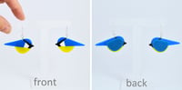 Image 5 of Blue Tit Earrings