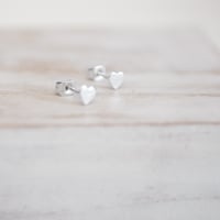 Image 2 of Puces PETIT CŒUR Dorées/Argentées