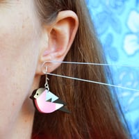 Image 3 of Bullfinch Earrings