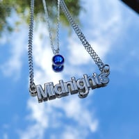 Image 1 of Midnights Text Necklace
