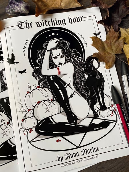 Image of The witching hour coloring book