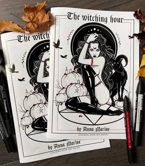 Image of The witching hour coloring book