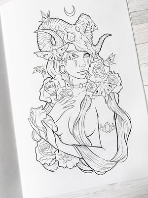 Image of Colors of spring coloring book