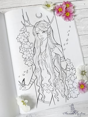 Image of Colors of spring coloring book