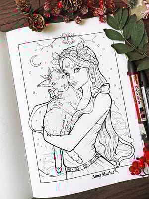Image of Magic of Yule coloring book