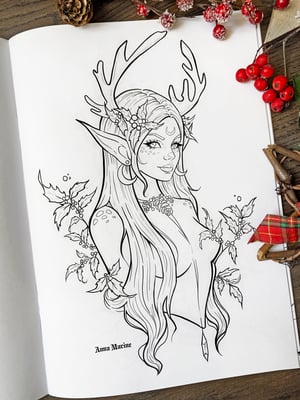 Image of Magic of Yule coloring book