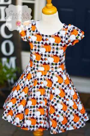 Image of Pumpkin Twirl Dress 