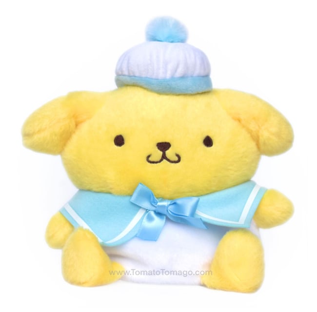Pompompurin Summer Outfit Beanie Plush