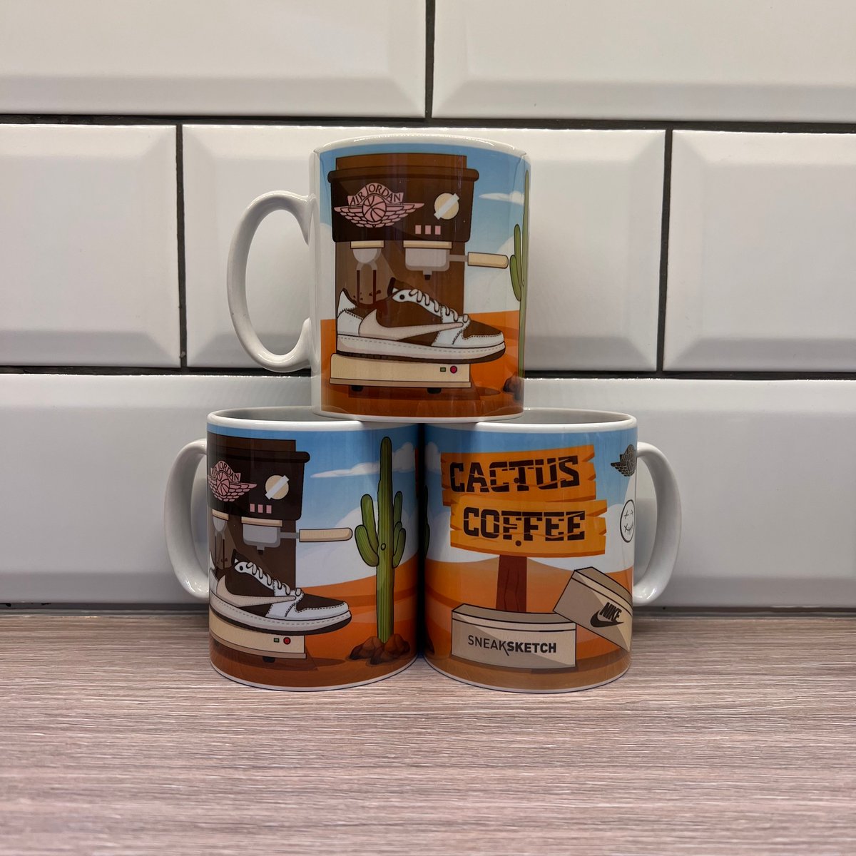 Image of Sneaker Mug - Cactus Coffee