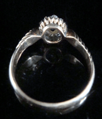 Image 4 of FRENCH EDWARDIAN 14CT ROSE GOLD NATURAL OLD CUT DIAMOND CLUSTER RING