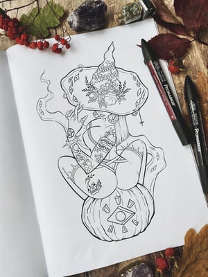 Image of The Ritual coloring book
