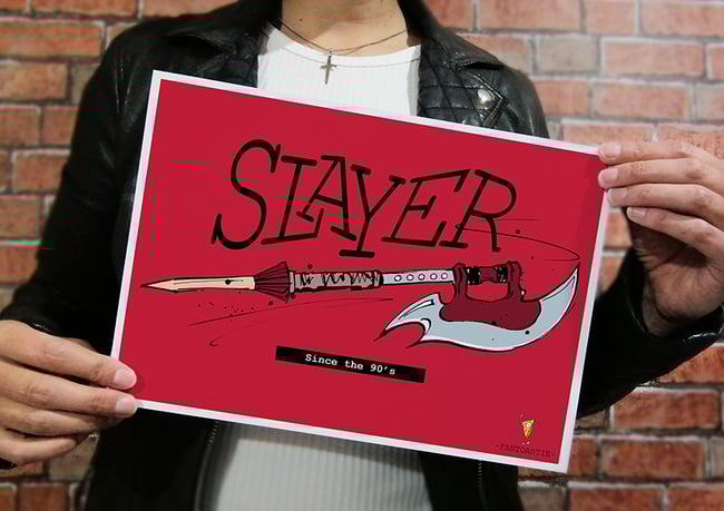 Buffy the Vampire Slayer 'Slayer' - Fantoastie Official Print by Jen Allen