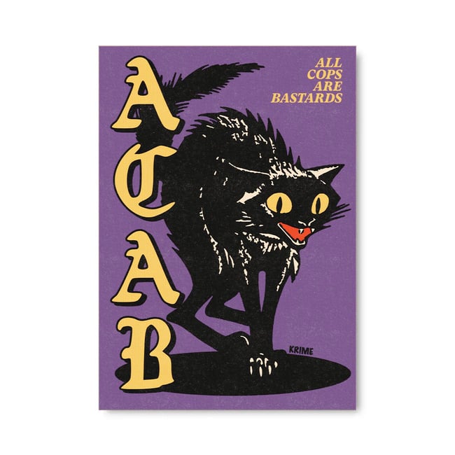 ACAB CAT POSTER
