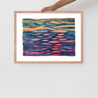 Image 4 of Aqua Amacitia: Archival Print -Framed or Unframed