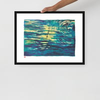 Image 5 of Aqua Crispo: Archival Print -Framed or Unframed