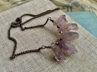 Image 1 of Raw Amethyst necklace / n160