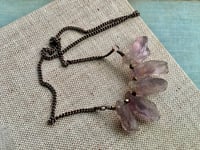 Image 2 of Raw Amethyst necklace / n160