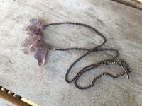 Image 4 of Raw Amethyst necklace / n160