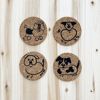‘Furry Friends’ Coaster Sets (4pk)