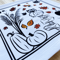 Image 3 of ‘Happy Harvest’ Towel