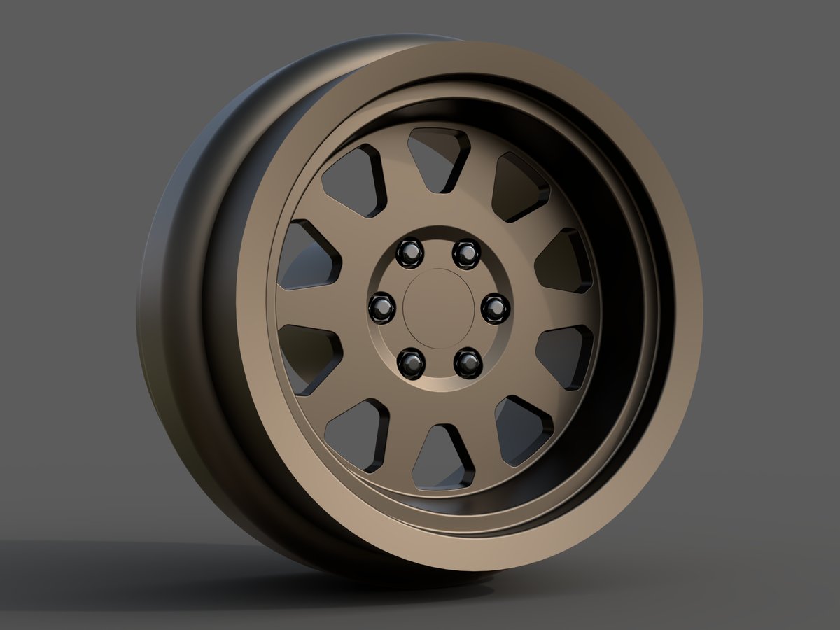 1/64 scale Black Rhino Stadium wheels 8mm dia | PNW Diecast Customs